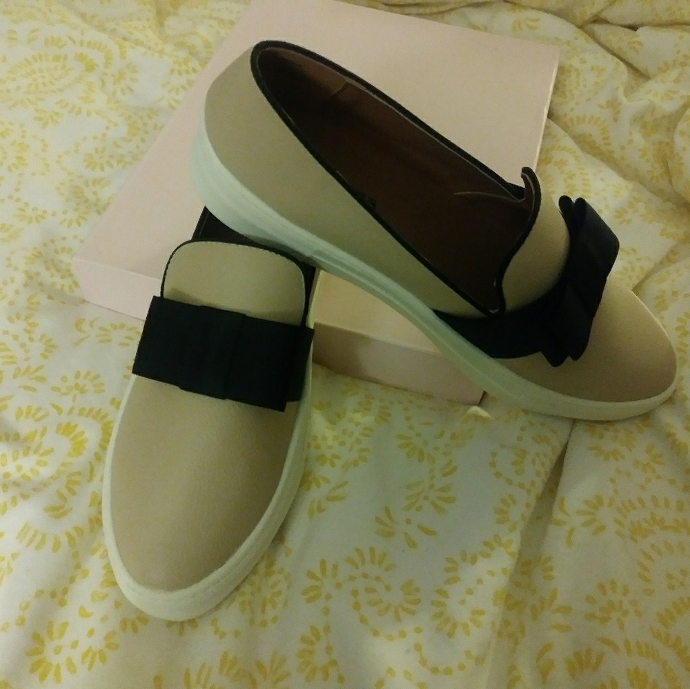 Just Fab Blush Slip Ons